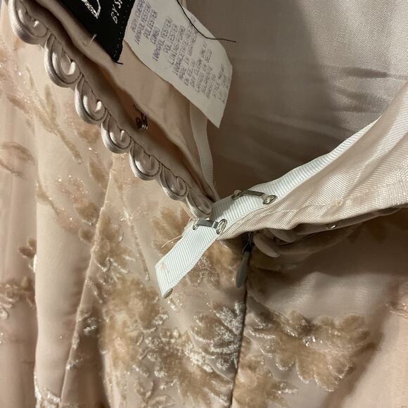 Vintage De Laru by Sheila Yen Evening Dress w/ Purse- Size 9/10 - Picture 8 of 11